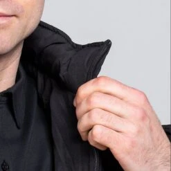 Men's Galaxy Hooded Sub Coat Black -underwear Zone am3a1658