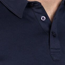 Men's Pima Cotton Polo Shirt Marine -underwear Zone am3a1662