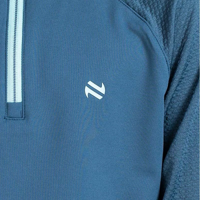 O'Neills Kids' Adapt Brushed Half Zip Top Marine / Blue 5 O'Neills Kids' Adapt Brushed Half Zip Top Marine / Blue - Image 5