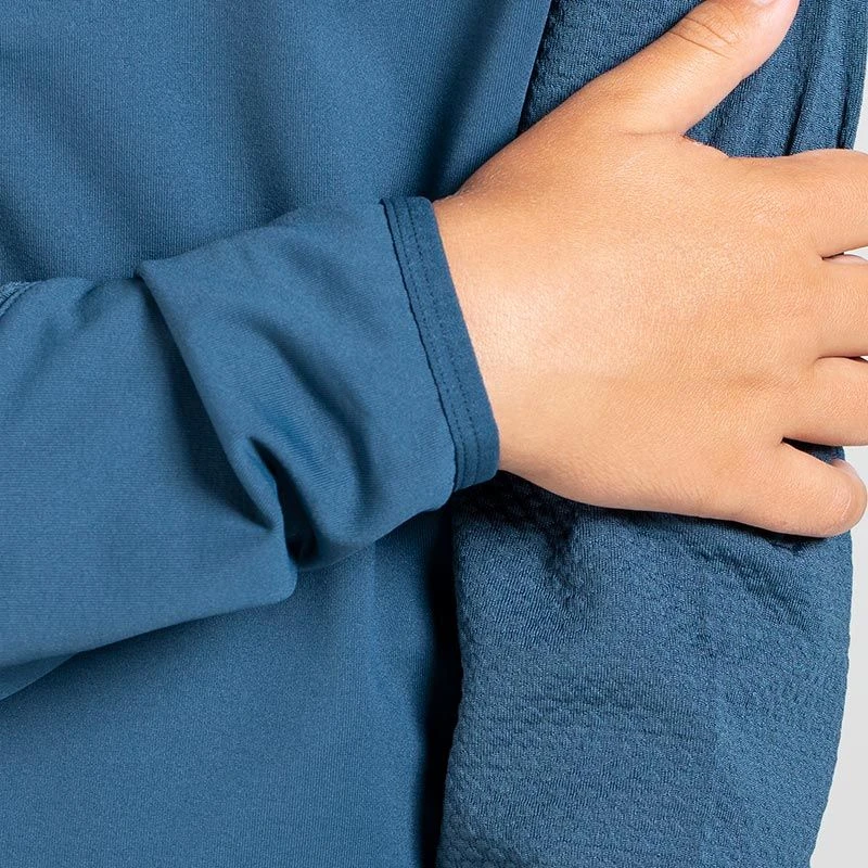 O'Neills Kids' Adapt Brushed Half Zip Top Marine / Blue 6 O'Neills Kids' Adapt Brushed Half Zip Top Marine / Blue - Image 6