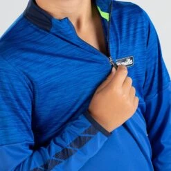 Kids' Cody Half Zip Midlayer Top Royal / Marine -underwear Zone am3a3893 1