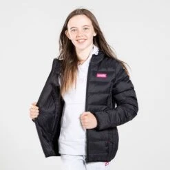 Kids' Fiona Hooded Padded Jacket Black / Pink 7 Kids' Fiona Hooded Padded Jacket Black / Pink -underwear Zone am3a6378