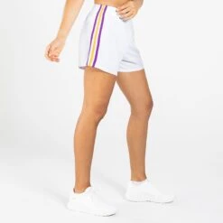 Women's Mourne Shorts White / Purple / Amber -underwear Zone am3a8188
