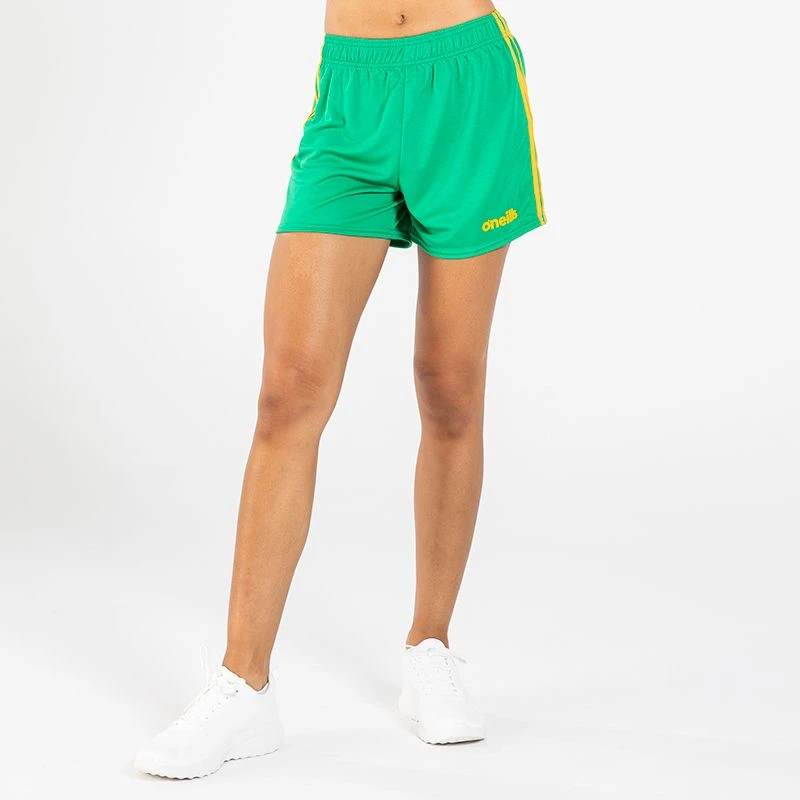 Women's Mourne Shorts Green / Amber 1 Women's Mourne Shorts Green / Amber