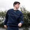 Men's Norwich Woven Windbreaker Marine / Silver