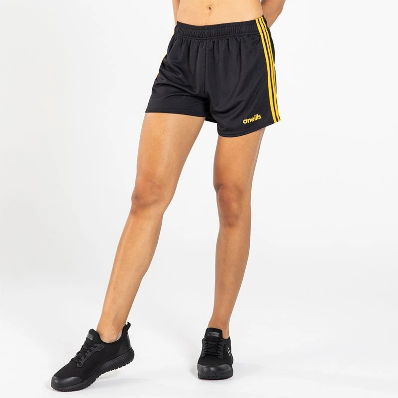 Women's Mourne Shorts Black / Amber 1 Women's Mourne Shorts Black / Amber