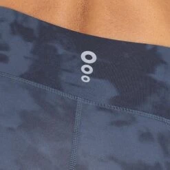 Women's Kora 7/8 Leggings Marine / Silver -underwear Zone am3a9949