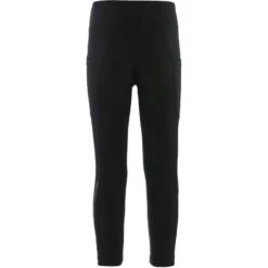 Kids' Ariana 7/8 Length Leggings Black / Silver -underwear Zone ariana 176 7 8 length tights blk slv kids 3