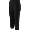 Women's Ariana Capri Leggings Black / Silver