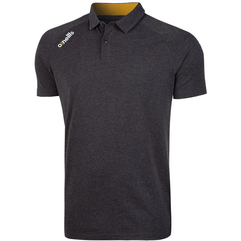 Men's Aspen Polo Marl Black / Amber 1 Men's Aspen Polo Marl Black / Amber