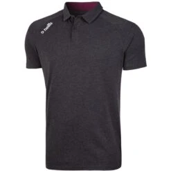Kids' Aspen Polo Marl Black / Maroon