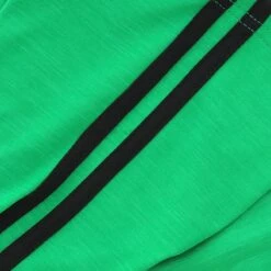 Kids' Auckland Brushed Half Zip Top Green / Black -underwear Zone auckland 122 hz brush top mel tl emer blk 2s 4