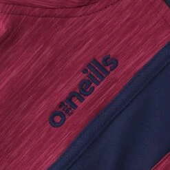 Men's Auckland Brushed Half Zip Top Maroon / Marine -underwear Zone auckland 122 hz brush top mel tl maroon marine 2s 3