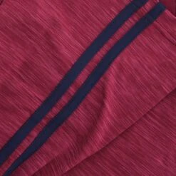 Kids' Auckland Brushed Half Zip Top Maroon / Marine -underwear Zone auckland 122 hz brush top mel tl maroon marine 2s 4 1