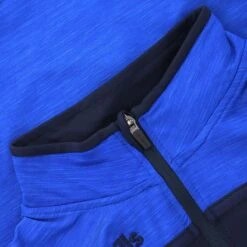 Men's Auckland Brushed Half Zip Top Royal / Marine -underwear Zone auckland 122 hz brush top mel tl roy mar 2s 5