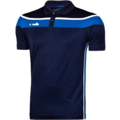 Men's Auckland Polo Shirt Marine / Royal / White
