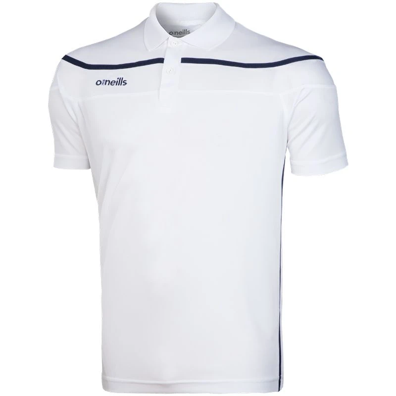 Men's Auckland Polo Shirt White / Navy 1 Men's Auckland Polo Shirt White / Navy