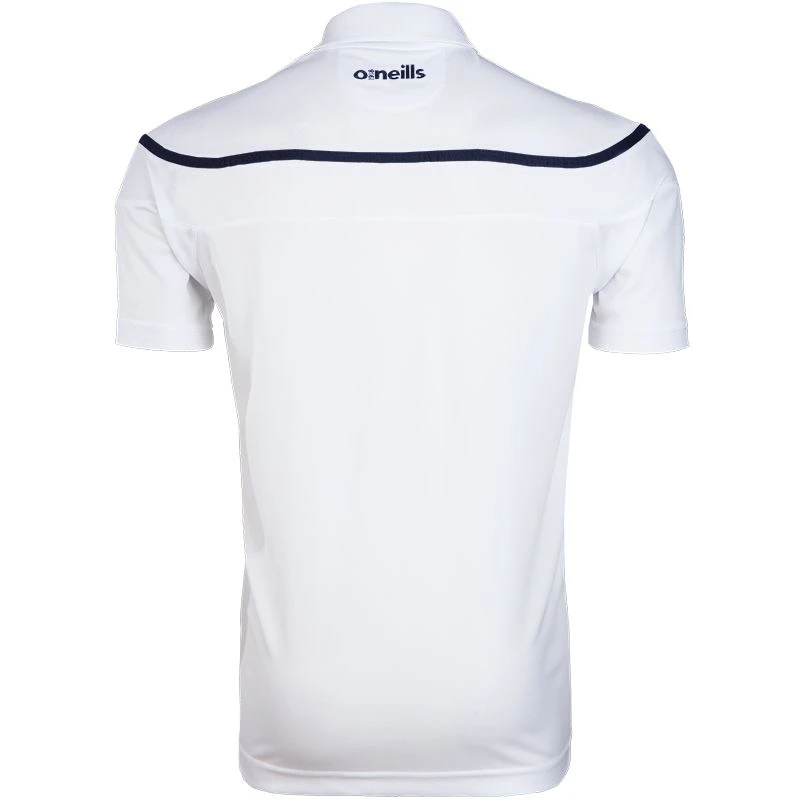 Men's Auckland Polo Shirt White / Navy 2 Men's Auckland Polo Shirt White / Navy - Image 2