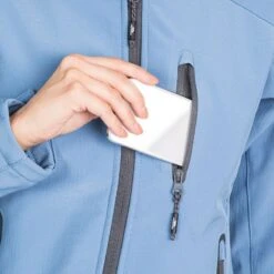 Trespass Women's Bela II Softshell Jacket Denim Blue -underwear Zone belaii fajkssm20002 dnb m07 2