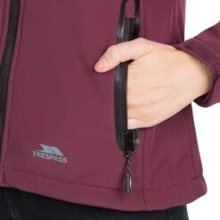 Trespass Women's Bela Softshell Jacket Fig -underwear Zone belaii fajkssm20002 fig m06 2