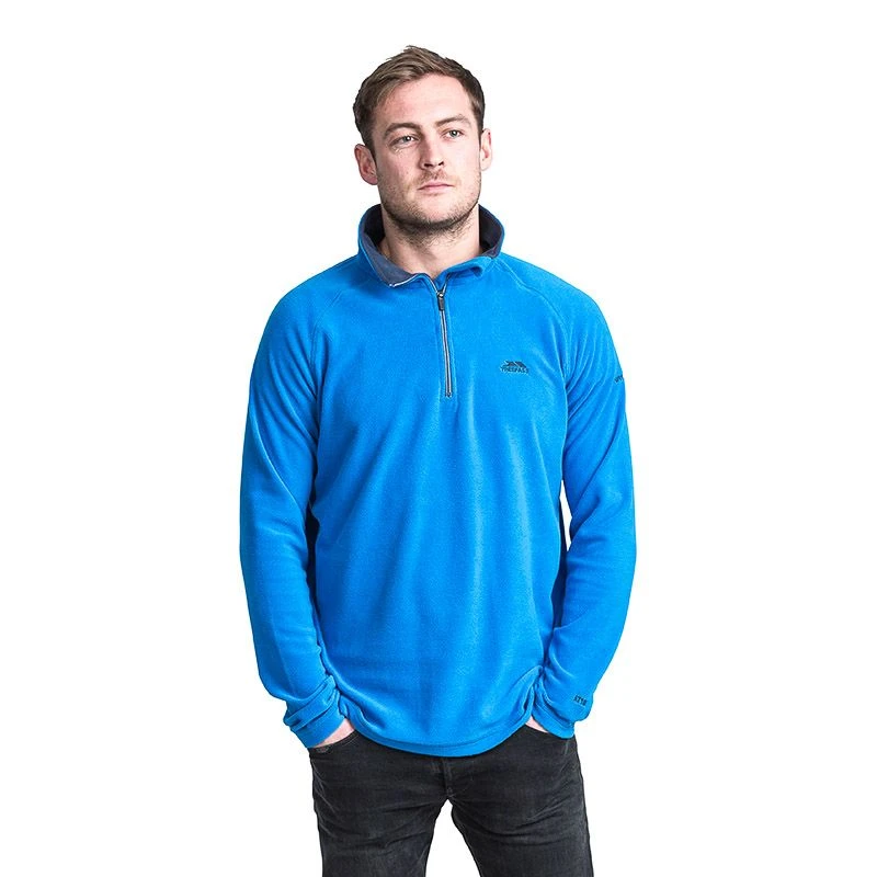 Trespass Men's Half Zip Microfleece Blackford Bright Blue 1 Trespass Men's Half Zip Microfleece Blackford Bright Blue
