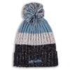 Bowen Bobble Hat Marine White Sky