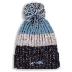 Bowen Bobble Hat Marine White Sky