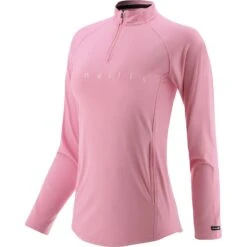 Women's Carrie Half Zip Top Pink / Black / White