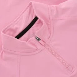 Women's Carrie Half Zip Top Pink / Black / White -underwear Zone cari 273 0 gen pkbkwh wmn p3