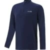 Men's Cathal Brushed Half Zip Top Marine