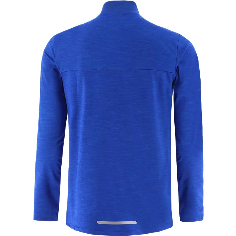 Men's Cathal Brushed Half Zip Top Royal 2 Men's Cathal Brushed Half Zip Top Royal - Image 2