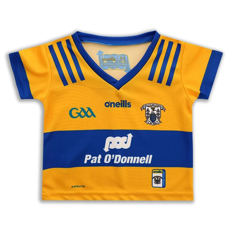 Clare GAA Baby Home Jersey 2023 1 Clare GAA Baby Home Jersey 2023