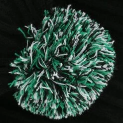 Kids' Darcy Bobble Hat Black / Green / White -underwear Zone darcy 083 bobble hat blk emer whi p4 1