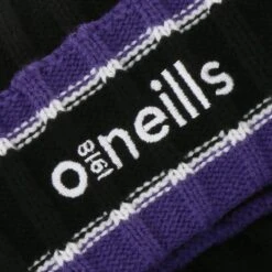 Darcy Bobble Hat Black / Purple / White -underwear Zone darcy 083 bobble hat blk pur whi p3