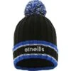 Darcy Bobble Hat Black / Royal / White