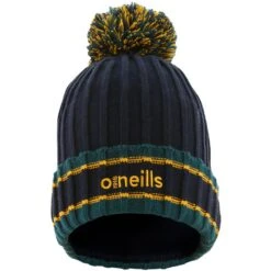 Kids' Darcy Bobble Hat Marine / Bottle / Amber