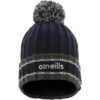Darcy Bobble Hat Marine / Dark Grey / Silver