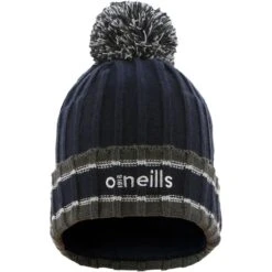 Darcy Bobble Hat Marine / Dark Grey / Silver