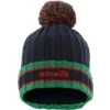 Darcy Bobble Hat Marine / Green / Red
