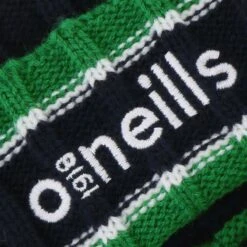 Kids' Darcy Bobble Hat Marine / Green / White -underwear Zone darcy 083 bobble hat mne emr whi p3 1