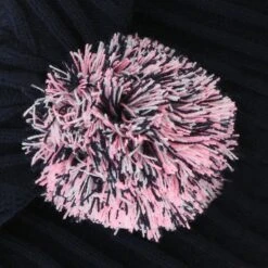 Darcy Bobble Hat Marine / Pink / White -underwear Zone darcy 083 bobble hat mne pnk whi p4