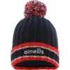 Darcy Bobble Hat Marine / Red / White