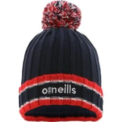 Kids' Darcy Bobble Hat Marine / Red / White