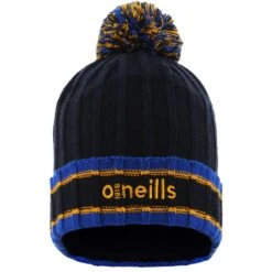 Kids' Darcy Bobble Hat Marine / Royal / Amber