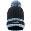 Darcy Bobble Hat Marine / Sky / White