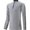 Men's Defender Brushed Half Zip Top Grey / Black / White