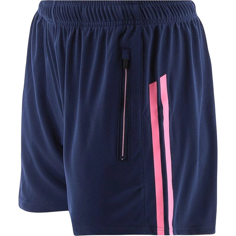 Kids' Dolmen Training Shorts Marine / Pink / Purple 2 Kids' Dolmen Training Shorts Marine / Pink / Purple - Image 2