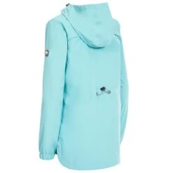 Trespass Women's Flourish Waterproof Hooded Jacket Aquamarine -underwear Zone fajkratr0037aqm 2