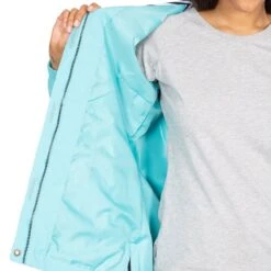 Trespass Women's Flourish Waterproof Hooded Jacket Aquamarine -underwear Zone fajkratr0037aqm 6