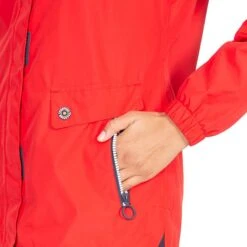 Trespass Women's Flourish Waterproof Hooded Jacket Hibiscus -underwear Zone fajkratr0037hib 6